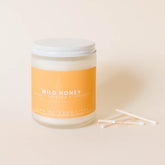 wild honey (honey + tobacco + oakmoss) - all natural organic scented candle